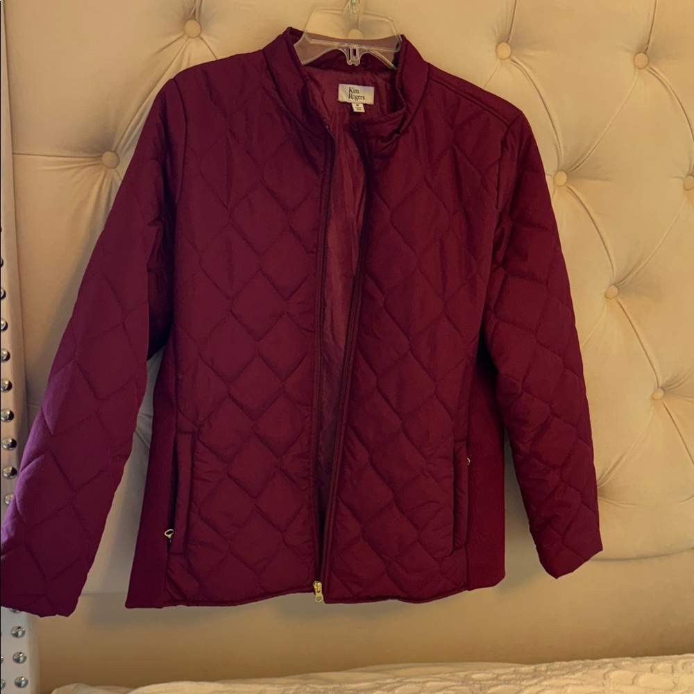 Kim Rogers Women's Puffer Jacket - Rich Burgundy